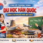 CHIA SẺ CHƯƠNG TRÌNH DU HỌC HÀN QUỐC DÀNH CHO NGƯỜI MỚI BẮT ĐẦU
