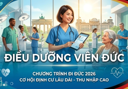 ĐIỀU DƯỠNG VIÊN ĐI ĐỨC NĂM 2026
