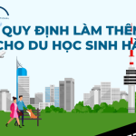 Quy Định Đi Làm Thêm Cho Du Học Sinh Hàn Quốc